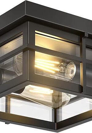 Asnxcju Modern Farmhouse Flush Mount Light Fixtures Ceiling Light Fixtures