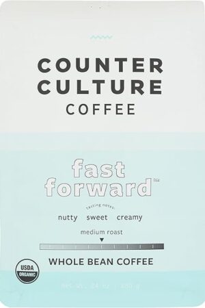 COUNTER CULTURE COFFEE Organic Fast Forward Whole Bean Coffee, 24 OZ