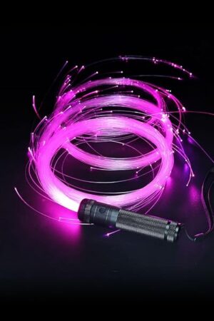 6ft LED Fiber Optic Whip Dance Space Whip with 12 Colors, 36 Color Modes 360° Swivel Pixel Rave Whip Rave Lights for Gift,Dancing Parties, Music Festival, Christmas Carnival