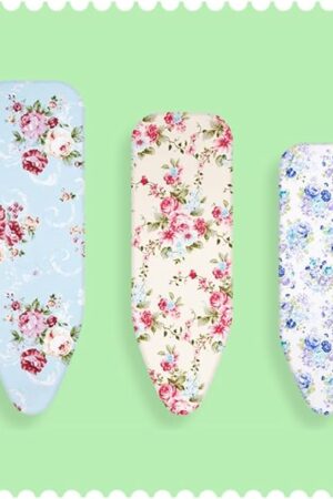 43x13 40x13 40x12 Ironing Board Cover Resists Scorching Staining Iron Board Replacement Cover Detachable Table Top Iron Board Pad(Yellow,40x12in-31x100cm)