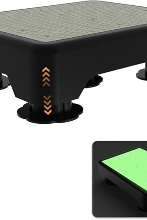 Adjustable Step Stool for Adults, Noctilucent Bed Step Stools, 600 LBS Capacity Non-Slip Safety Step Platform Indoor and Outdoor for Seniors and Kids, Wide Step Stools Elderly Assistance at Night