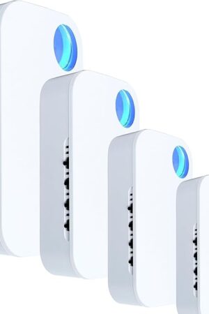 2025 New Upgraded Plug In Ionic Air Purifier with 4 Negative Ion Outlet, Small Air Ionizers for Home,Quiet Operation Office Air Freshener Mobile Air Cleaner for Bedroom,Living Room,Bathroom (2)