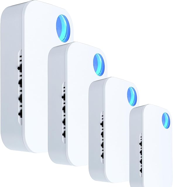 2025 New Upgraded Plug In Ionic Air Purifier with 4 Negative Ion Outlet, Small Air Ionizers for Home,Quiet Operation Office Air Freshener Mobile Air Cleaner for Bedroom,Living Room,Bathroom (2)