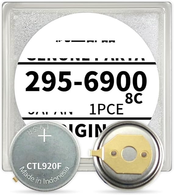 295-6900 Battery, Replacement Battery Compatible with Citizen Ecodrive for Panasonic CTL920F Capacitor E210, E260, E270, E600, E610, E650, E660, E670, G900, 295-69