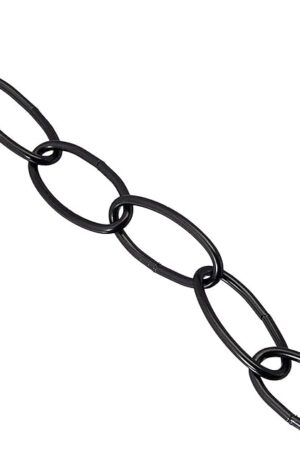 Chain Extension for Hanging Baskets, Planters, Powder Black, 36 Inches Long, Strong Hold