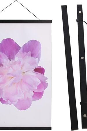 Aynoo Magnetic Poster Hanger Frame, 16x24 16x22 16x20 Picture Frame Hanger, 16 Inch Magnetic Hanger Frame,Black