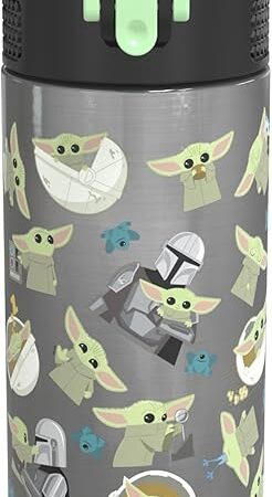 zak! Star Wars The Mandalorian The Child Stainless Steel Water Bottle 14 oz