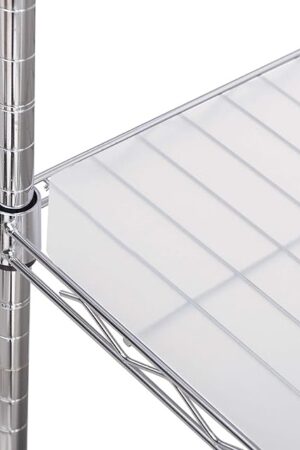 BRIAN & DANY Wire Shelf Liner, Heavy Duty Shelf Liners for Wire Shelving, Waterproof Shelf Mats, Set of 5 (14-Inch-by-36-Inch)