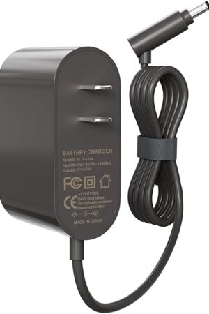 26.1V Cordless Vacuum Cleaner Charger Compatible with Dyson V8 V7 V6 SV04 SV03 DC59 DC58 DC62,Absolute Animal Motorhead Replacement for 26.1V 0.78A 967813-02 205720-02 209468-01 209568-01 AC Adapter