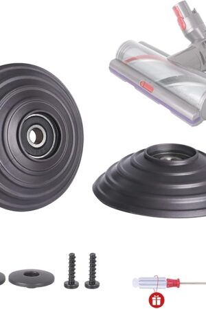 Ball Wheel for 100W High Torque Cleaner Head Compatible with Dyson V10 V11 V15 No. 970100-05 Vacuum Cleaner 100W High Torque Cleaner Head Ball Wheels Replacement Parts, Upgraded Matte Finish