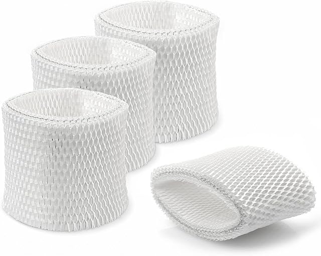 WF2 Humidifier Filter for Kaz Vicks - V3100 V3500 V3700 V3800 V3900 3020 Series, Protec PWF2 VEV400 Cool Mist Vaporizer Humidifiers (Pack of 4) White