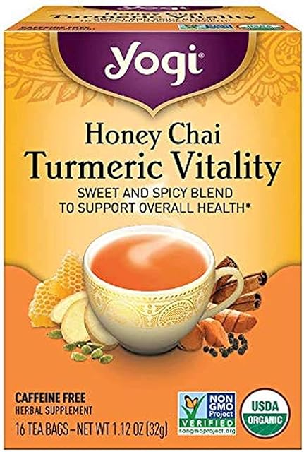 Yogi Tea, Honey Chai Turmeric Vitality, 16 ct