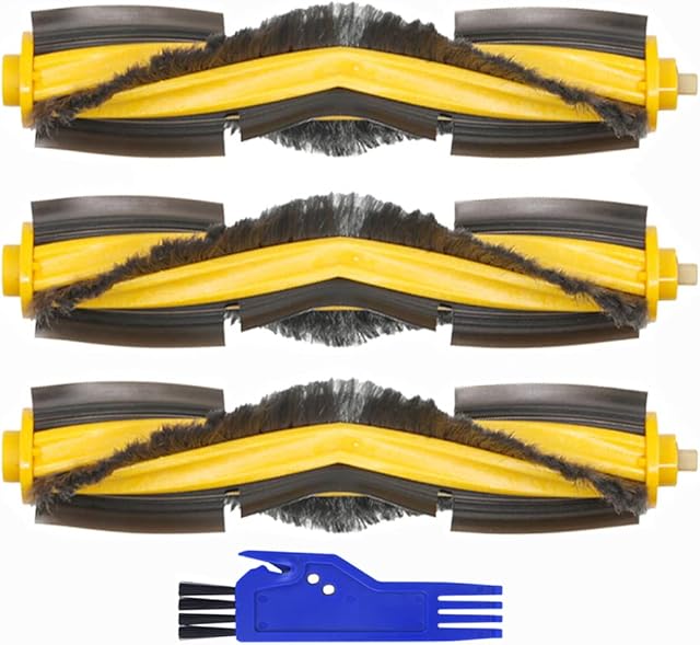 Ecovacs DEEBOT Replacement Brushes for Ozmo T8 AIVI, T8 Plus, N8, 920, 950, T5, T9+ & Yeedi Vac Max & ProRobot Vacuum Cleaners