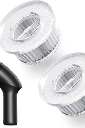 2-Pack Reusable HEPA Filters for Hayousui 4.3Kpa Mini Keyboard Vacuum Cleaner KVC05 - Replacement Filter HEPA Filtration for Car Handheld Vaccum