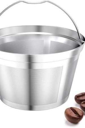 coffee filter reusable 8 10 12 cup basket replacement filter-stainless steel Permanent coffee filter Suitable for Bunn coffee brewer