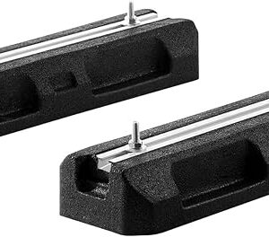 VEVOR Floor Mounting Base Kit for Mini Split Air Conditioning Systems, Floor Mounting Ground Base Pad for 9000-36000BTU AC Heat Pump System, Heavy-Duty Rubber Anti-Vibration Pads, Max Load 2204 lbs