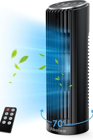 Abolee Tower Fan Bladeless Desk Fan Portable Fan