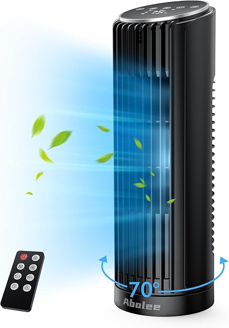 Abolee Tower Fan Bladeless Desk Fan Portable Fan