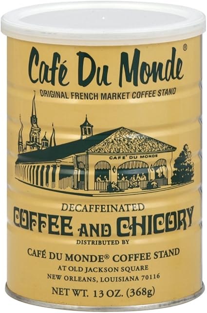 Cafe Du Monde Coffee and Chicory Decaffeinated, 13 Ounce