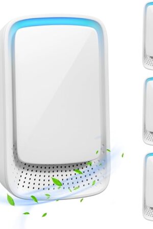 Air Ionizers for Home Plug In:4 Pack Air Purifier Plug in Wall,Negative Ion Generator Portable Air Purifiers for Bedroom Odor for Home,Kitchen, Office,Pets,Smoke Dust