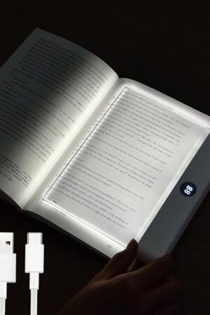 Book Light Flat Reading Light Panel Plate Lamp Book Full Page Light White