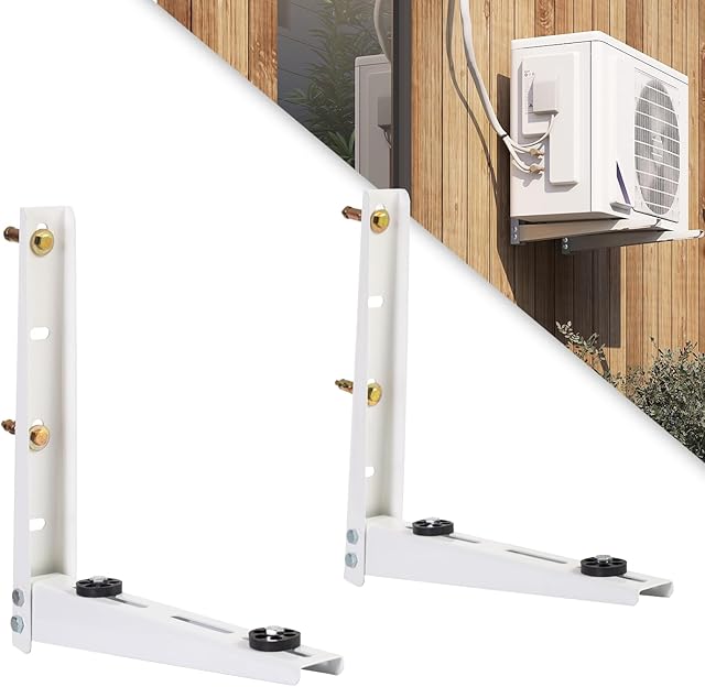 Mini Split Wall Mounting Bracket Heavy Duty Wall Mount Brackets for Outdoor Air Conditioners (7000-15000BTU)