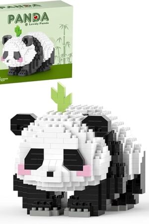 The QISIHOUTING Mini Panda Building Blocks- 504pcs, Mini Panda Building Toy, Panda Building Set for Adults, Micro Blocks Set for 11+ Boys & Girls, Birthday Gifts for Kids