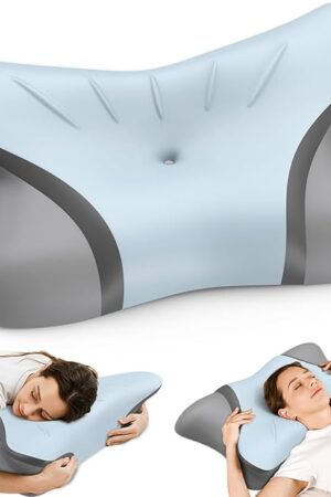 Cervical Neck Pillow - Cooling Pillow for Neck Pain Relief, Ergonomic Side Sleeper Pillow for Sleeping, Contour Memory Foam Pillows for Neck Support, Orthopedic Bed Pillow for Back Stomach Sleepers