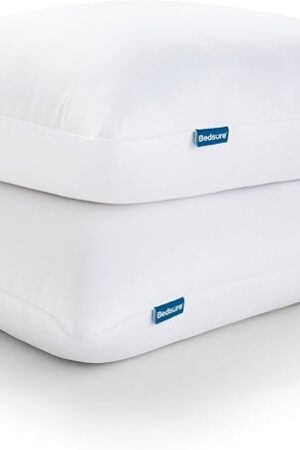 Bedsure Pillows Queen Size Set of 2 - Soft Bed Pillows for Sleeping 2 Pack, Fluffy and Supportive, Hotel Quality, Original Down Alternative Filling for Side, Back Sleepers
