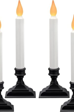 612 Vermont Window Candles Pack of 4, Antique Bronze