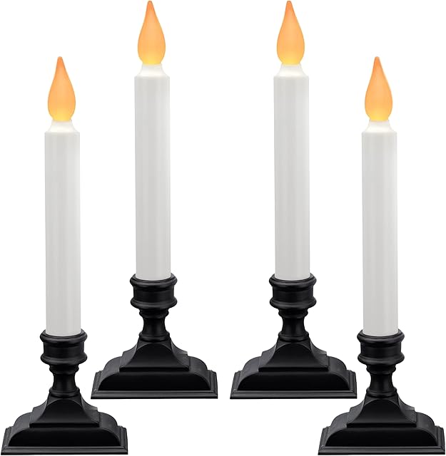 612 Vermont Window Candles Pack of 4, Antique Bronze