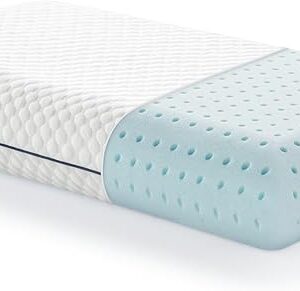 WEEKENDER Standard Gel Memory Foam Pillow Size-1-Pack-Medium Plush Feel-Neck and Shoulder Support-Side, Stomach, and Back Sleepers-Home, Hotel, & Hospital Essentials-CertiPur Certified, White