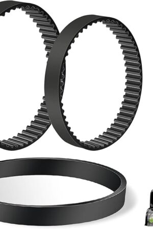 Vacuum Belt for Bissell ProHeat 2X Revolution Pet Carpet Cleaner 1548 1551 1551W 1550 Series, Replace Parts #1606418, 1606419, 1606428.
