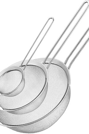 Cuisinart Mesh Strainers, 3 Count (Pack of 1) Set, CTG-00-3MS Silver