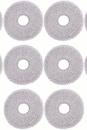 10pcs Mop Pads for ECOVACS DEEBOT X1 Omni/X1 Turbo/T20 Omni/T10 Omni/X2 Omni/T30S/N30 Pro Omni/N30 Omni/T30S AI/T30S Pro/T30S CARE/T50 OMNI/T50 PRO OMNI/T50 MAX PRO OMNI/Yeedi m12 pro+ Deebot Mop Pads