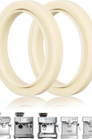 2PCS 54mm Silicone Steam Ring for Breville Espresso Machine 878/870/860/880/810/840/450/500 and Sage 880/878/875/870/810/500, Breville Espresso Machine Accessories Grouphead Gasket Replacement Part