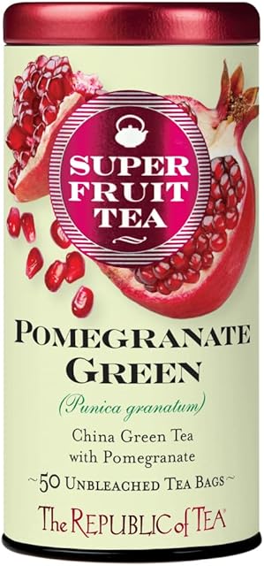 The Republic of Tea, Pomegranate Green Tea, 50-Count