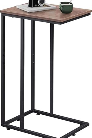 WLIVE C Shaped Small Side Tables End Table