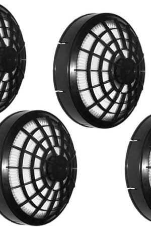 EnviroCare Replacement HEPA Dome Vacuum Filters Made to Fit ProTeam Backpacks, Tristar Compact Canisters, Air Storm, Sandia Backpacks 4 Filters