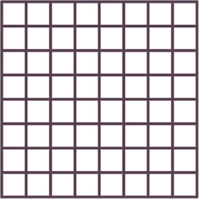 64 x1 inch size squares Multicutter