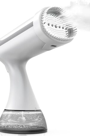 ZOOY Steamer for Clothes 1500W, Clothes Steamer for Home, Office, Travel, Portable Handheld Garment Steamer Upgraded 300ML Large Capacity Water Tank, Wrinkle Remover(White)