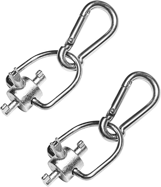 Bitbat HVAC Tools Locking Cap Keys 2-Pack for R22 and 410A Refrigerants, Multi-Function Triple Key Tool for Vacuum Caps, Tamper-Resistant, Essential HVAC Service Hand Tools