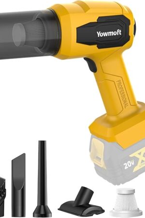 3 in 1 Handheld Car Vacuum Compatible with Dewalt 20V Battery with 21000pa Strong Suction, Handheld Vacuum Cordless & Blower with 200W Brushless Motor, Mini Vacuum Cleaner for Car, Home (No Battery)
