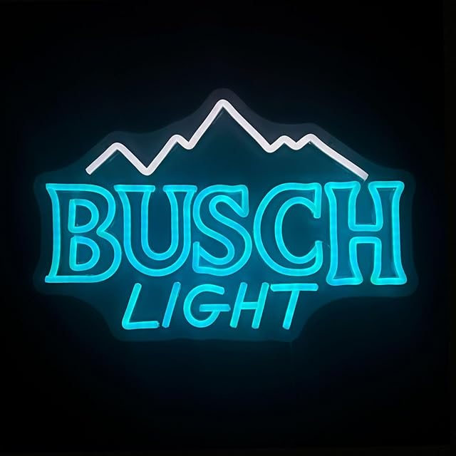 Beer Themed LED Neon Sign - Adjustable Brightness Wall Decor - Ideal for Man Cave, Bar, Pub - 16.5" x 12.2"