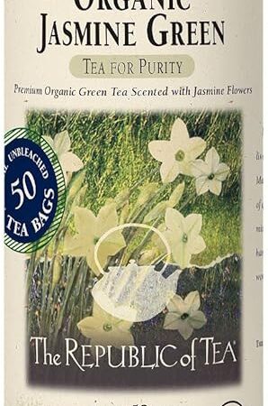 The Republic of Tea - Organic Jasmine Green Tea, 50 Tea Bags