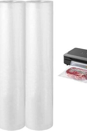 3 Packs Vacuum Sealer Bags (Rolls) Compatible with Anova Culinary Precision Vacuum Sealer, Commercial Grade Vacuum Sealer Bags (11 in x 16.4 ft) BPA Free Food Vac Bags for Food Storage, Sous Vide