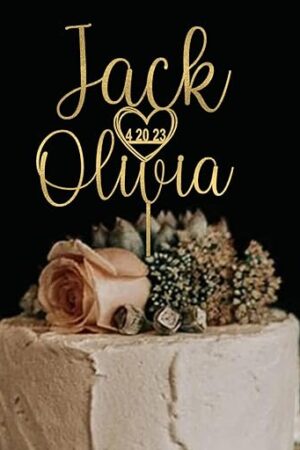 Wedding Cake Toppers, Wedding Cake Toppers Bride and Groom, Custom Cake Topper, Customize Your Own Anniversary Mr and Mrs Cake Topper