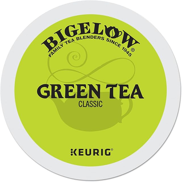Bigelow 6085 Green Tea K-Cup Pack, 24/box