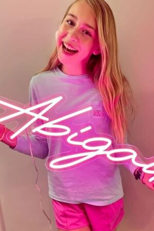 Custom Neon Signs for Wall Decor Personalized Large Pink Néon Led Light Signs Aesthetic Room Bedroom Decoration Wedding Birthday Make Your Own Kit
