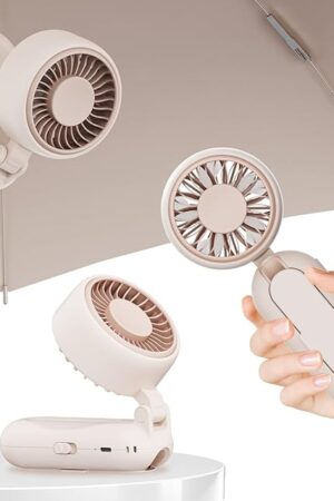 Clip-On Mini Fan Portable Handheld Personal fan